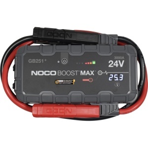 Redresor auto NOCO GB251 Boost Max 24V 3000A, 2 porturi USB, negru, 6,67 kg