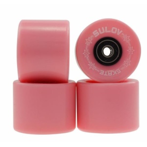 Roti Skateboard - 60 x 45 mm, Set 4 buc, Roz