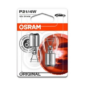 Set 2 Becuri 12V P21/4W Original Blister Osram