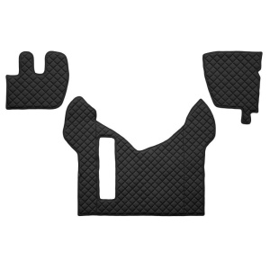 Set 3 covorase camion F-Core, Piele-ECO, pentru Renault Premium 2, Negru
