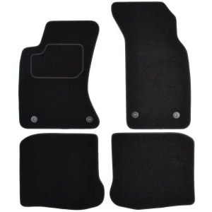 Set 4 covorase auto MAMMOOTH, Velur, pentru AUDI A4 1994-2001, SALOON, Negru