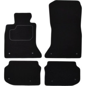 Set 4 covorase auto MAMMOOTH, Velur, pentru BMW 5 (F10) 2009-2016 SALOON, Negru