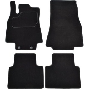 Set 4 covorase auto MAMMOOTH, Velur, pentru MERCEDES A (W169) 2004-2012 VAN, Negru