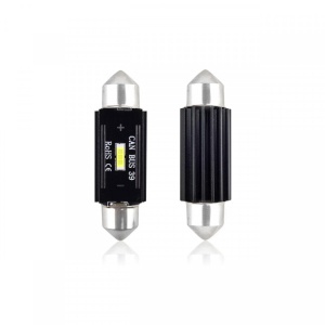 Set becuri auto cu LED CANBUS sofit C5W 1 SMD 39mm Alb 12/24V