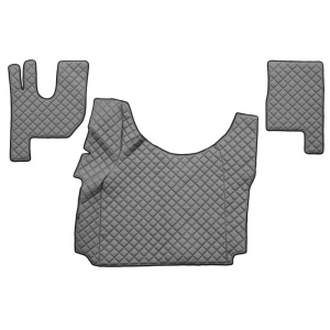 Set covorase compatibile cu Renault T cu podea inalta (01.2014-2021), piele sintetica - Gri