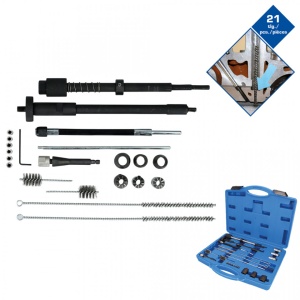 Set Curatare Si Curatare Cu Cuva Si Suport Injector, 21 Pcs-Brilliant - Bt551300