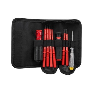 SET DE 9 PIESE FATMAX VDE MULTI BIT STANLEY® FATMAX® VDE, în suport textil , 10 buc.