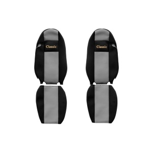 Set huse scaun textil camion compatibile cu Iveco Stralis (01.2002-12.2012)