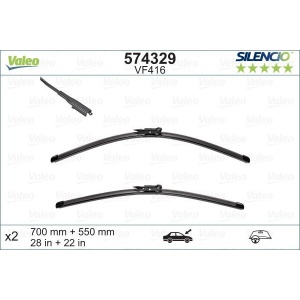 Set lamela stergator Valeo Silencio FlatBlade OE 700/550 mm