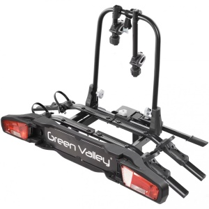 Suport 2 biciclete Green Valley EXPLORER (3 cu adaptor)) cu prindere pe carligul de remorcare