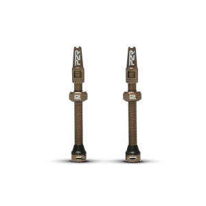 Valva Tubeless bicicleta P2R TV60BR, AL, 60mm, Bronz (OEM)