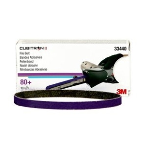 334403M Set 10 Benzi Cubitron Ii File Belt P80-3M