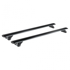 Bare transversale din aluminiu Cruz Airo FIX Black pentru Mercedes E (W211), 4 usi, model 2002-2009 cu puncte fixe