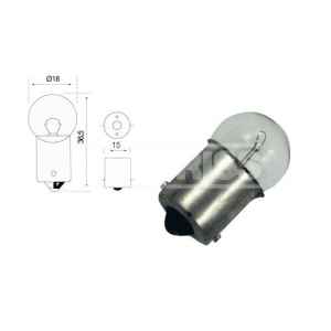 Bec Carpriss R10W 24V 10W BA15s