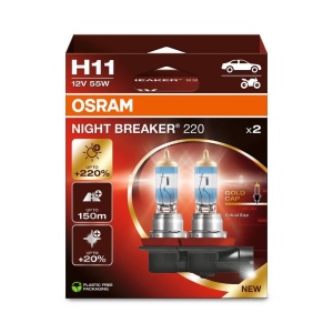 Bec Halogen Osram H11 Night Breaker 220 Duo Box