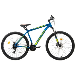 Bicicleta MTB Colinelli COL25, Marimea M, 29 inch, Albastru, Schimbator Shimano ST-EF500 EZ-FIRE PLUS, 24 Viteze, Cadru Aluminiu, Frane pe Disc