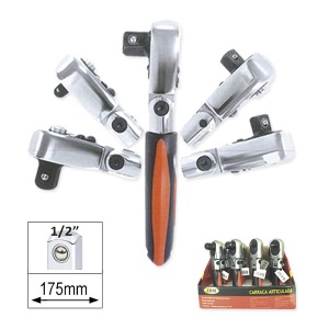 Clichet Articulat Scurt Cu 72 Dinti - 1/2`