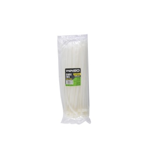 Coliere plastic 7,6x350 Alb - Set 100 buc