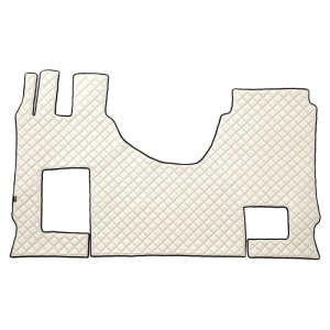 Covoras cabina camion F-Core, Piele-ECO, pentru MERCEDES ACTROS MP4 / MP5, cabina lata 250 cm, scaun pasager convertibil, Bej