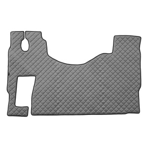 Covoras camion F-Core, Piele-ECO, pentru MERCEDES ACTROS MP2 / MP3, podea plata, scaun pasager convertibil, Gri