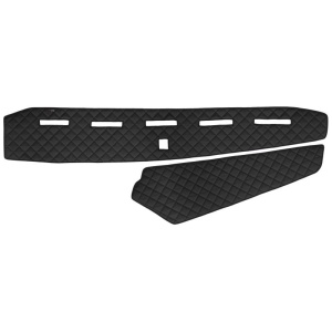 Covoras de Bord Negru din Piele Matlasată EKO pentru Camioane VOLVO FH II, FH16 II 03.14-