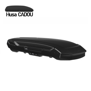 Cutie portbagaj Thule Motion 3 L Low, deschidere dubla, negru lucios 370 l, 194x87x35cm