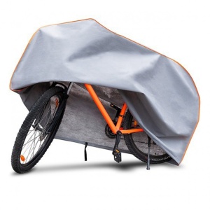 Husa bicicleta S - Carpassion, pentru 1 bicicleta, argintiu - 130cm-145cm