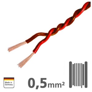 IKV050-RT-50 Cablu rasucit Ampire pentru difuzoare 2x0.5mm²