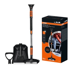 Kit deszăpezire 4in1 - Perie de zăpadă, racletă de gheață, lopată, curățitor de parbriz OSRAM SNOW BRUSH 010