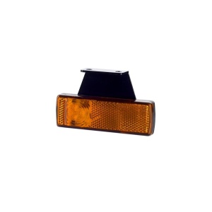 Lampă gabarit, Horpol, dreptunghiulară cu suport, marcaj stânga, LED portocaliu, alimentare 12/24V
