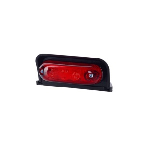 Lampă marcaj spate (colț), Horpol, cu suport, ovală, LED roșu, alimentare 12/24V