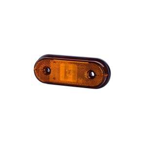 Lampă poziție ovală, Horpol, galbenă, aplicată, cu LED