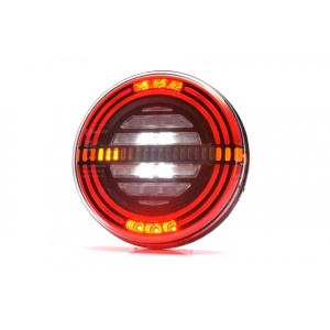 Lampă spate multifuncțională, WAS, Ledneon, dreapta, rotundă, 5 funcții, semnalizare dinamică, W193DD