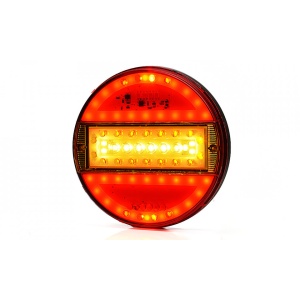 Lampă spate rotundă, WAS, cu LED cu 5 funcții, 12/24V
