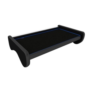 Masa bord, F-CORE, partea dreapta/ pasager, pentru DAF XF 105, XF 106, XF 95, 2002+, Negru/ Albastru