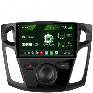 Navigatie Ford Focus 3 (2011-2019), Android 13, Z-Octacore , 8GB RAM , 256GB ROM, 9 Inch - AD-BGZ9008,AD-BGRKIT115