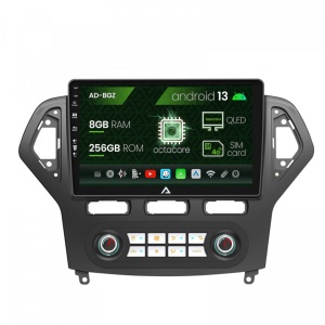 Navigatie Ford Mondeo (2007-2010) Clima Automata, Android 13, Z-Octacore , 8GB RAM , 256GB ROM, 9 Inch - AD-BGZ9008,AD-BGRKIT127