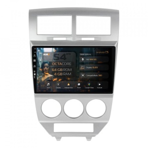 Navigatie HUB64 Dodge Caliber (2006-2010), 4GB RAM, Android 13, Octacore, Slot Sim 4G, DSP, GPS, Wi-FI, Carplay, Android Auto, USB, Bluetooth, Waze, Touchscreen, 10.1 inch