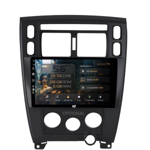 Navigatie HUB64 Hyundai Tucson (2006-2013), 6GB RAM, Android 13, Octacore, Slot Sim 4G, DSP, GPS, Wi-FI, Carplay, Android Auto, USB, Bluetooth, Waze, Touchscreen, 10.1 Inch
