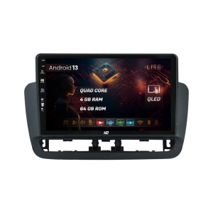 Navigatie HUB64 Seat Ibiza IV (2014-2017), 4GB RAM, Android 13, Quadcore, DSP, GPS, Wi-FI, Carplay, Android Auto, USB, Bluetooth, Waze, Touchscreen, 9 inch