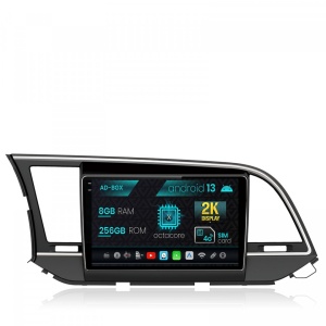 Navigatie Hyundai Elantra (2015-2018), Android 13, X-Octacore , 8GB RAM , 256GB ROM, 9.5 Inch - AD-BGX9008,AD-BGRKIT180