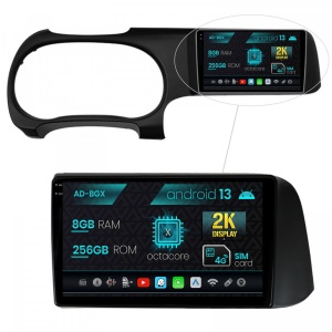 Navigatie Hyundai I10 (2020,), Android 13, X-Octacore , 8GB RAM , 256GB ROM, 9.5 Inch - AD-BGX9008,AD-BGRKIT221