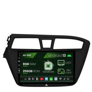 Navigatie Hyundai I20 (2014-2018), Android 13, Z-Octacore , 8GB RAM , 256GB ROM, 9 Inch - AD-BGZ9008,AD-BGRKIT194