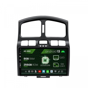 Navigatie Hyundai Santa Fe (2001-2005), Android 13, Z-Octacore , 8GB RAM , 256GB ROM, 9 Inch - AD-BGZ9008,AD-BGRKIT210V2