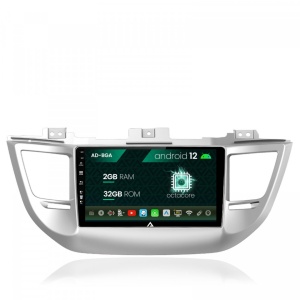 Navigatie Hyundai Tucson 3 (2015-2018), Android 12, A-Octacore , 2GB RAM , 32GB ROM, 9 Inch - AD-BGA9002,AD-BGRKIT176