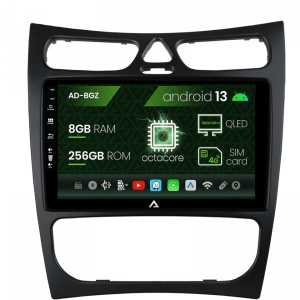 Navigatie Mercedes Benz CLK W209 (2000-2005) (2000-2005), Android 13, Z-Octacore , 8GB RAM , 256GB ROM, 9 INCH - AD-BGZ9008,AD-BGRKIT416