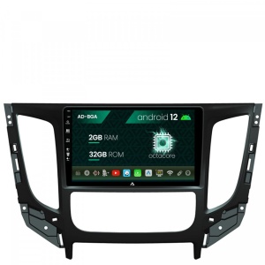 Navigatie Mitsubishi L200 (2014-2020), Android 12, A-Octacore , 2GB RAM , 32GB ROM, 9 Inch - AD-BGA9002,AD-BGRKIT274