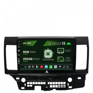 Navigatie Mitsubishi Lancer (2007-2016), Android 13, Z-Octacore , 8GB RAM , 256GB ROM, 10.1 Inch - AD-BGZ10008,AD-BGRKIT269