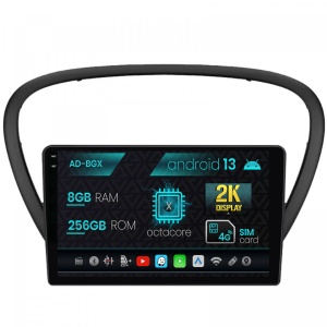 Navigatie Peugeot 607 (2004-2011), Android 13, X-Octacore , 8GB RAM , 256GB ROM, 9.5 Inch - AD-BGX9008,AD-BGRKIT266V4