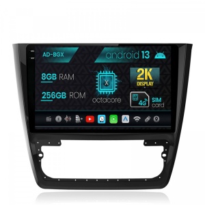 Navigatie Skoda Yeti, Android 13, X-Octacore , 8GB RAM , 256GB ROM, 10.36 Inch - AD-BGX10008,AD-BGRKIT040